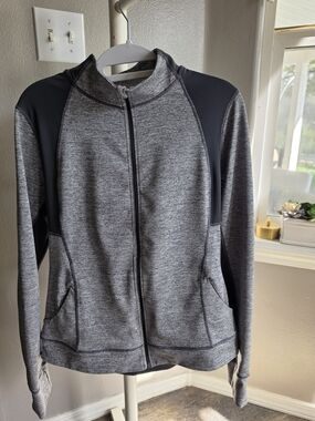 Lucy Lightweight Grey Full-Zip Jacket for Women